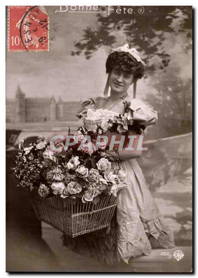 CPA Bonne Fete Femme