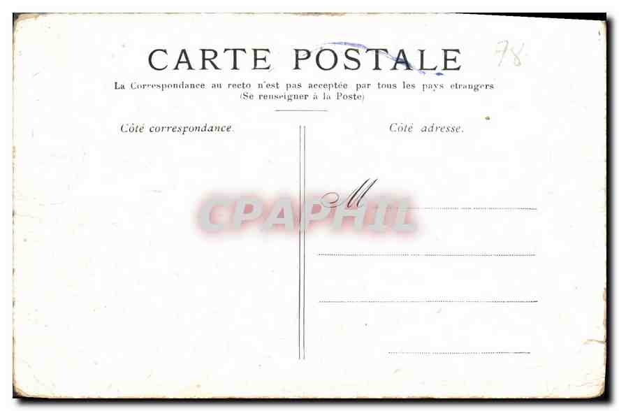 CPA Versailles Grand Trianon  — Verso