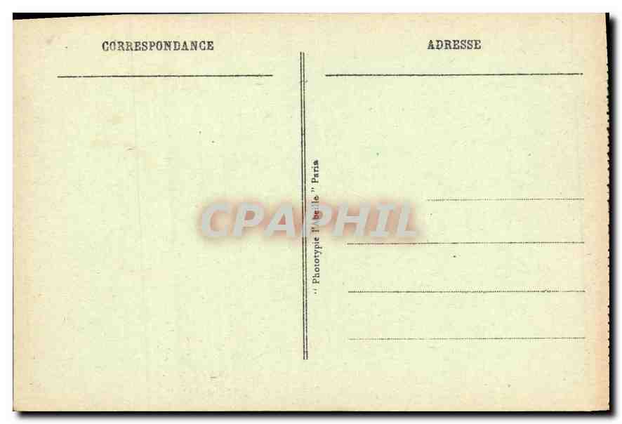 CPA St Germain en Laye Pavillon Henri IV — Verso