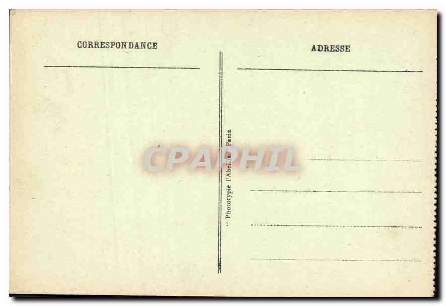 St GERMAIN-en-LAYE — Rond-Point de la Terrasse, Le Rosarium, La Feuille et l'Ouragan, und die Treppen Henri II — Photocopy l'Abatille Paris — Rückseite