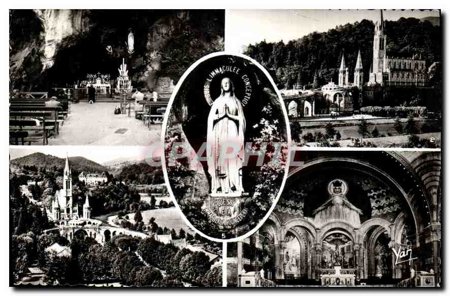 CPA Souvenir des Sanctuaires de Lourdes 