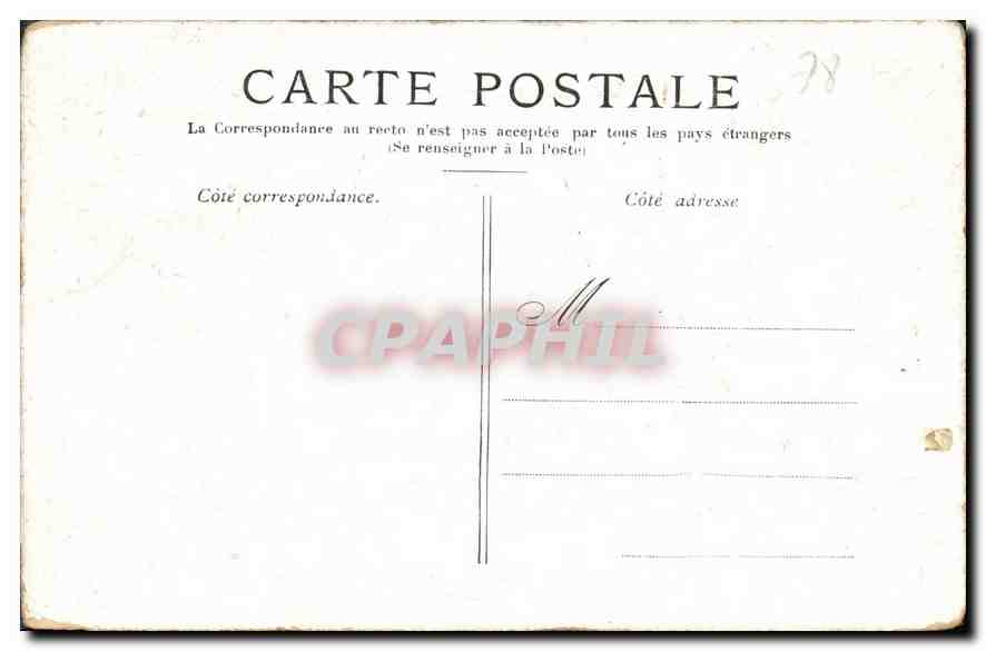 CPA Versailles Le Bassin d'Apollon  — Verso