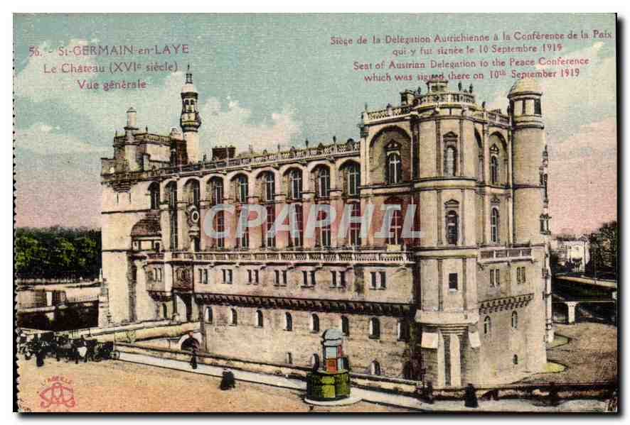 CPA St Germaine en Laye Le Chateau 