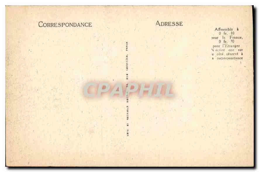 CPA Lourdes Le Grand et le Petit Jer La Basilique  — Verso