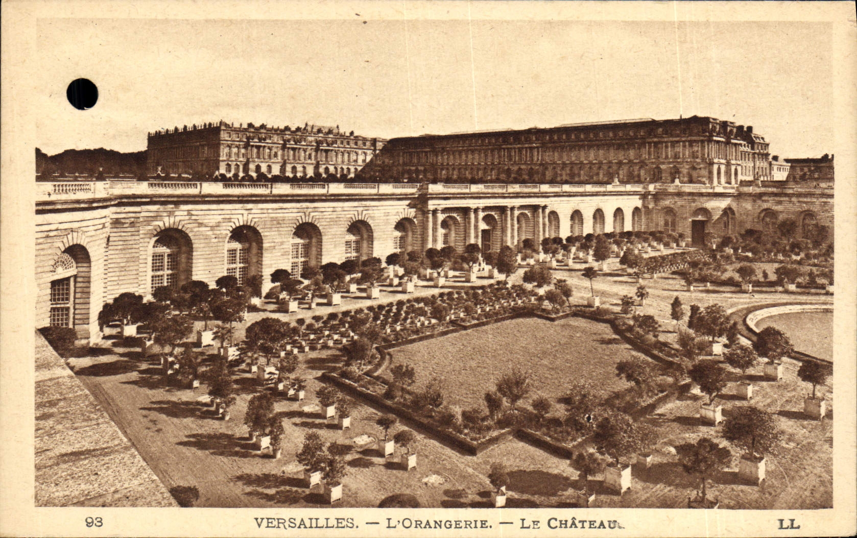 CPA Versailles L'Orangerie Le Chateau 