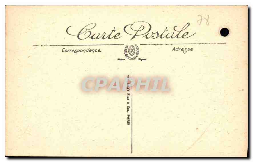 CPA Versailles L'Orangerie Le Chateau  — Verso