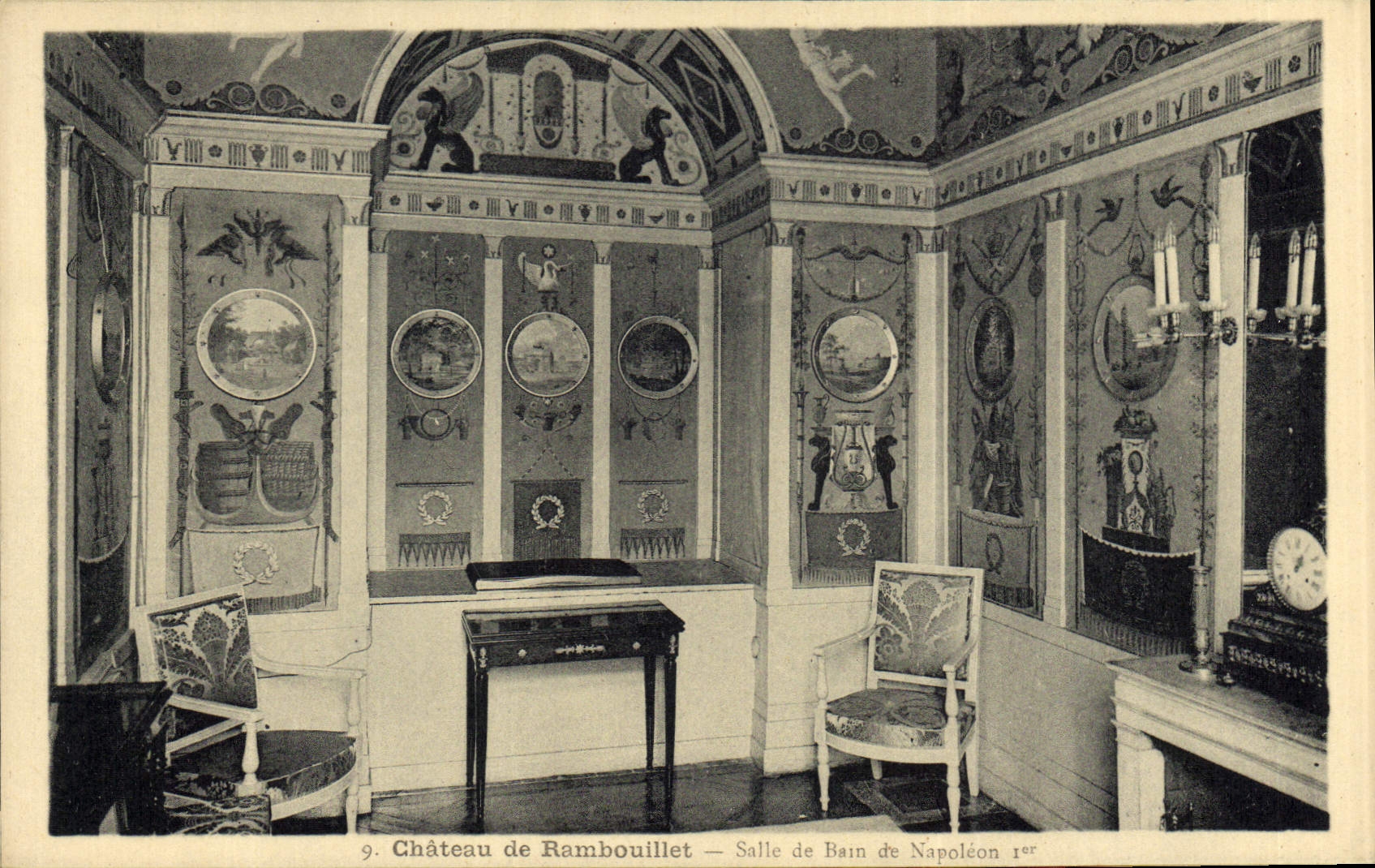 Château de Rambouillet — Salle de Bain de Napoléon Ier — Éditeur : Monuments Historiques - Anverso