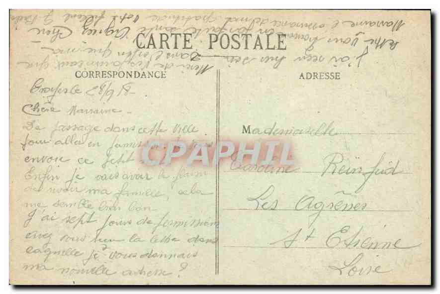 Troyes - Église St-Urbain - Entrée, côté Sud — Collection I. G. — Rückseite