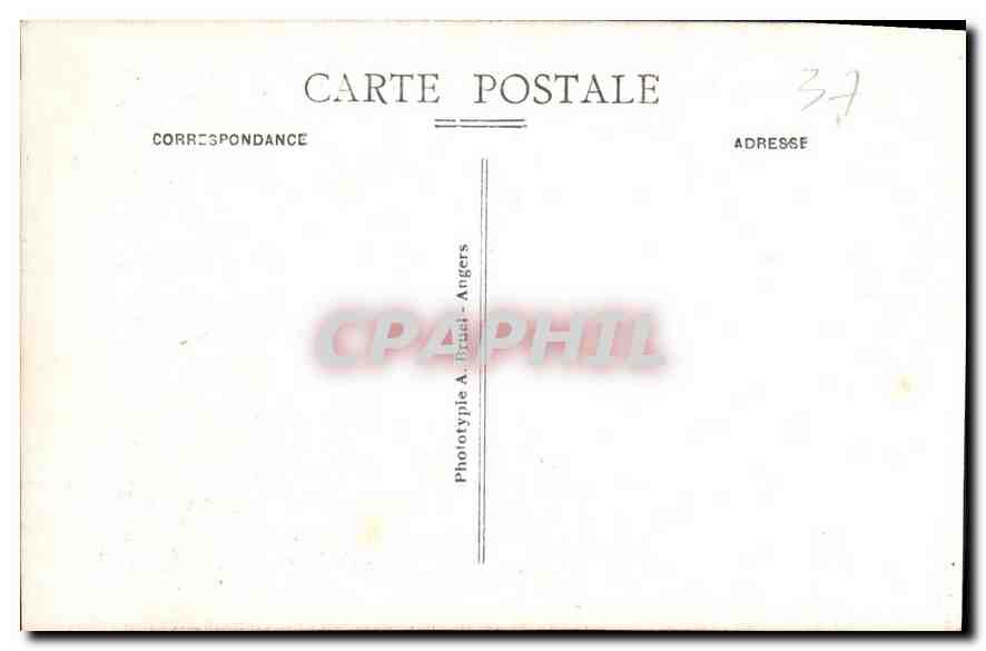 CPA Loches Chateau Royal Tombeau d'Agnes Sorel favorite de Charles   — Rückseite