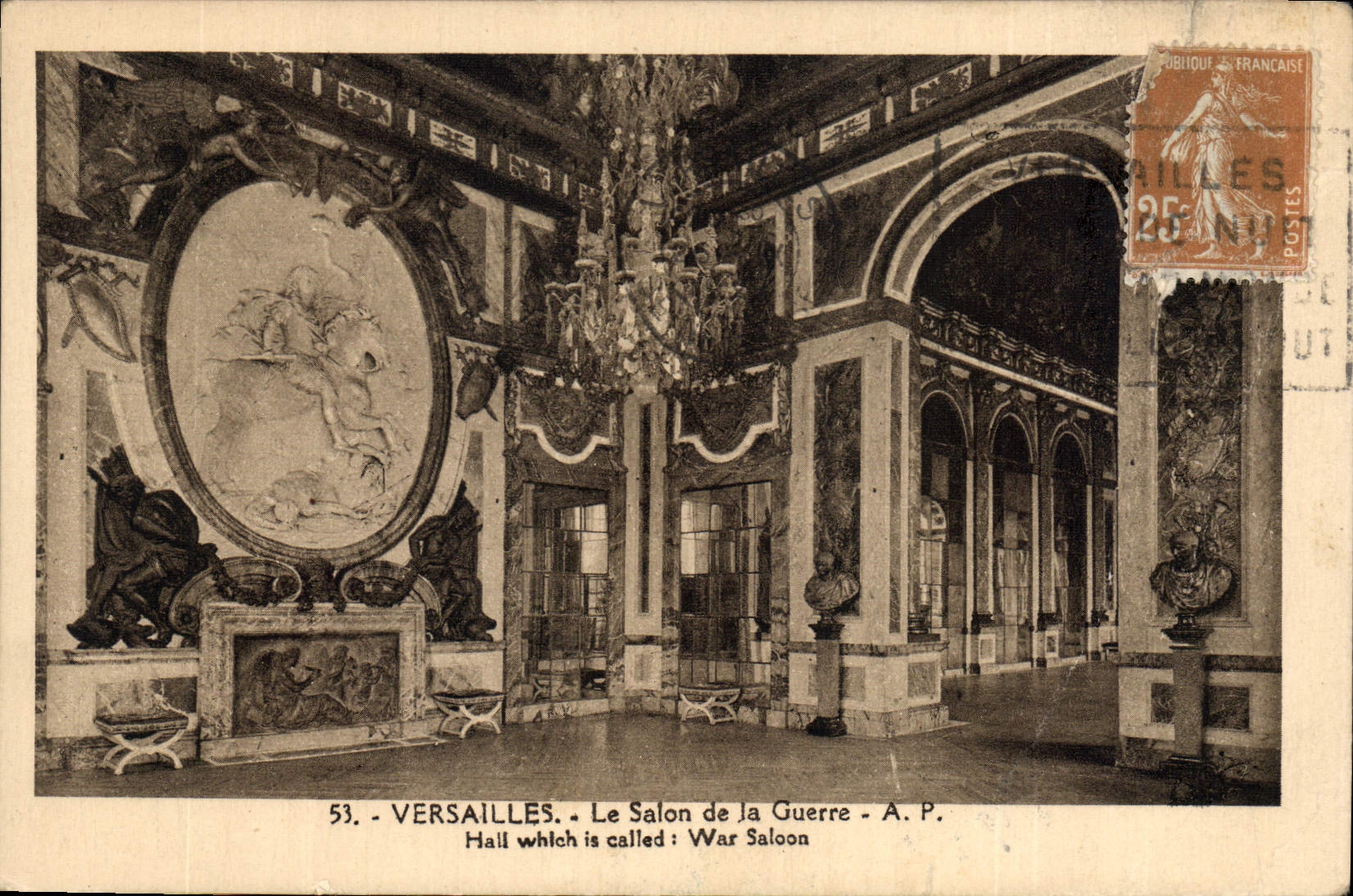 Versailles — Le Salon de la Guerre — A.P.