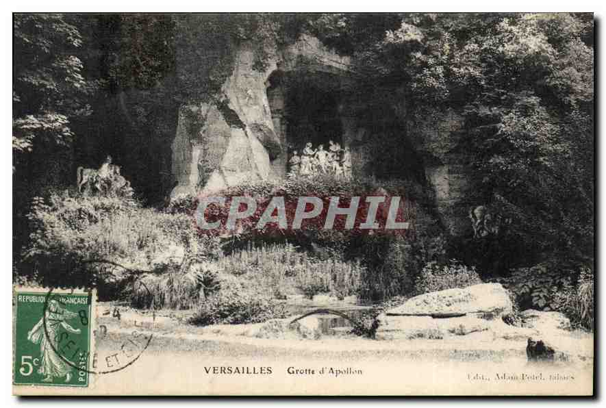 Versailles — Grotte d'Apollon — Édit., Adam Poitel, tailors