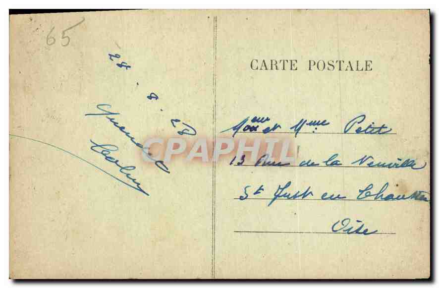 CPA Lourdes La Basilique et La Vierge Couronnes  — Verso