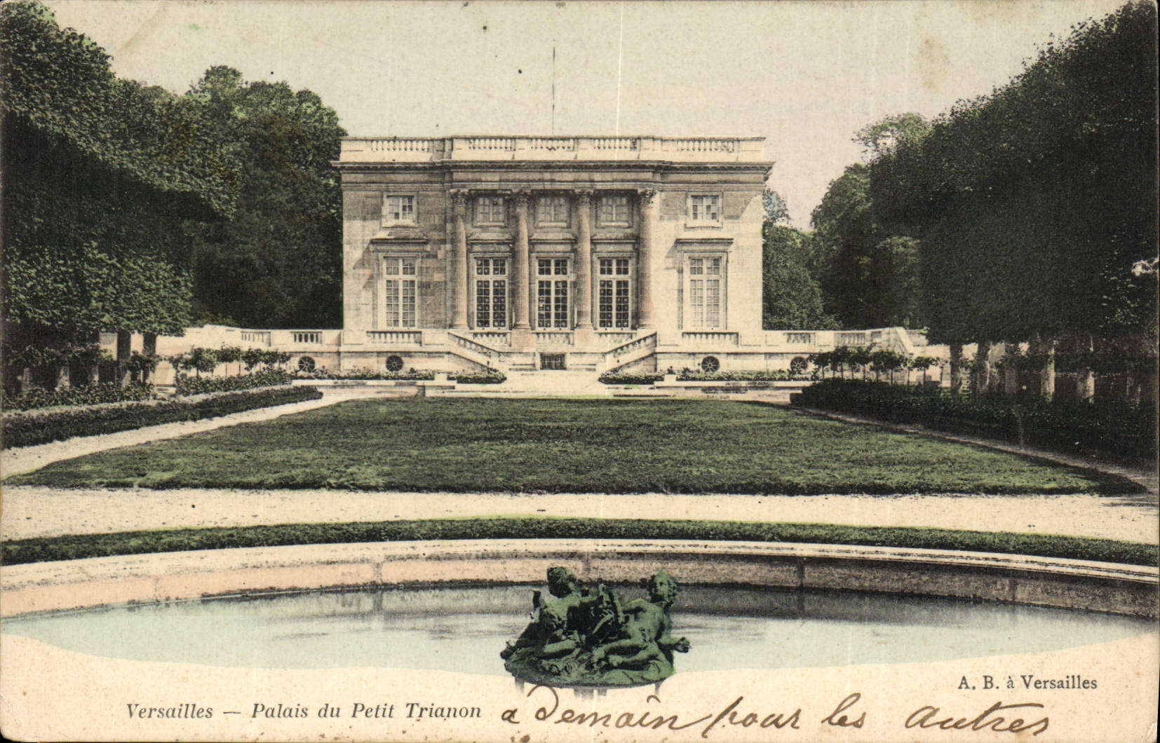 Versailles — Schloss Petit Trianon — A. B. in Versailles