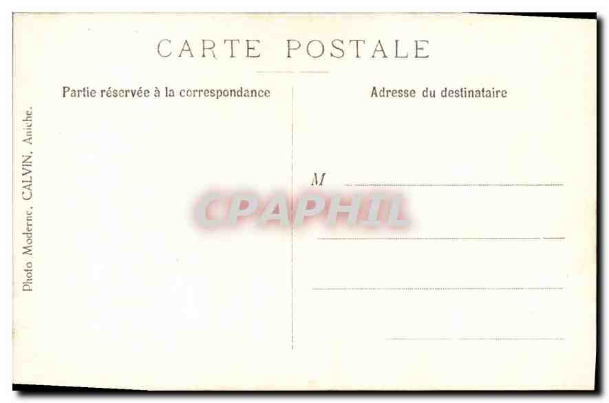 CARTE PHOTO Femme — Rückseite