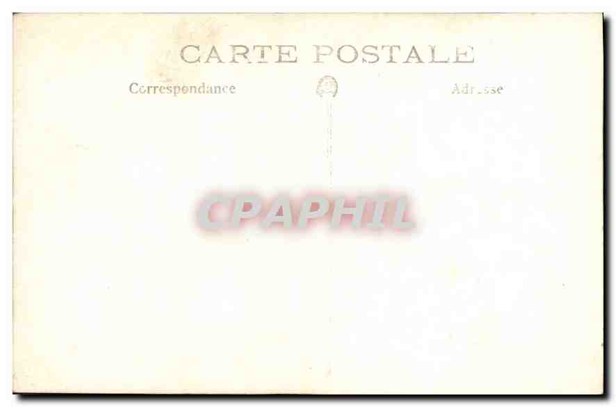 CARTE PHOTO Femme — Verso