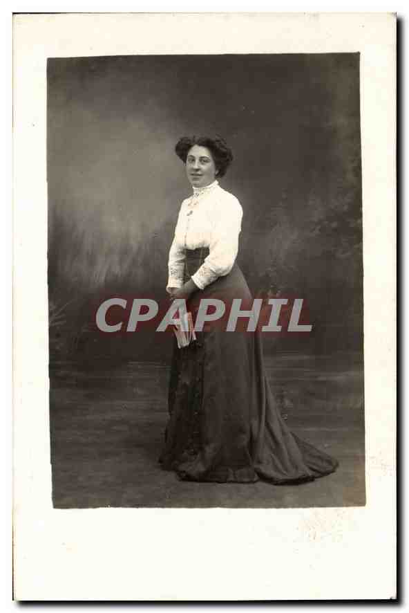 CARTE PHOTO Femme