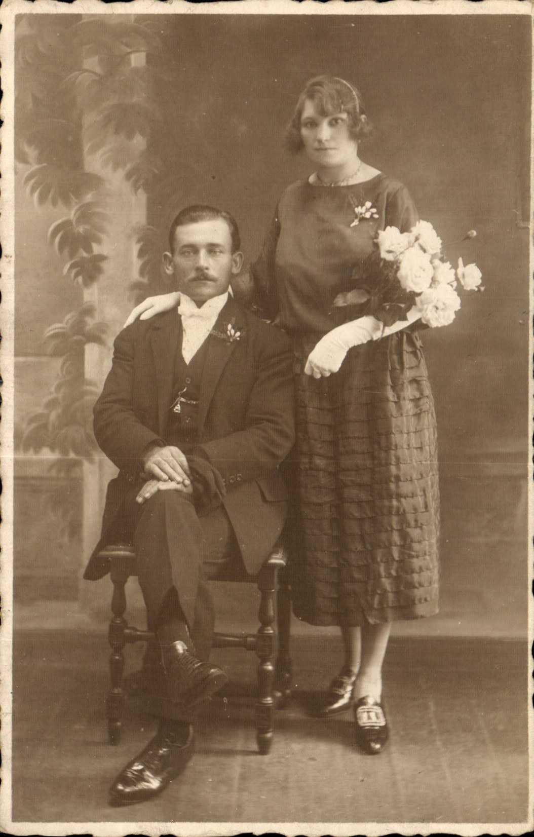 CARTE PHOTO Femme
