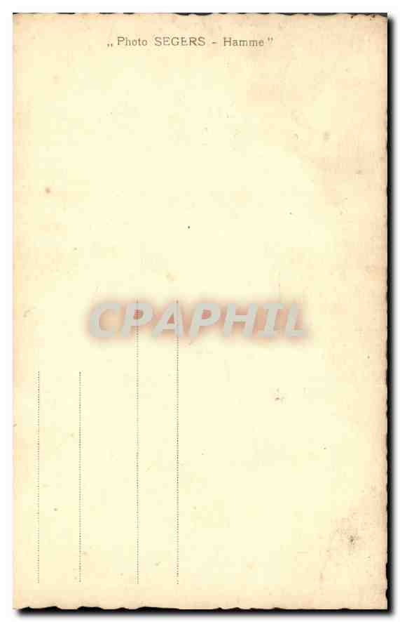 CARTE PHOTO Femme — Rückseite