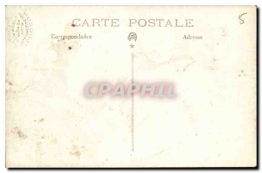 CARTE PHOTO Femme Pommerol — Verso