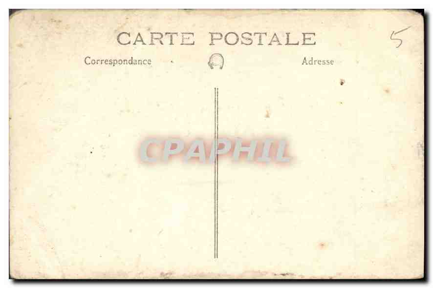 CARTE PHOTO Femme — Verso