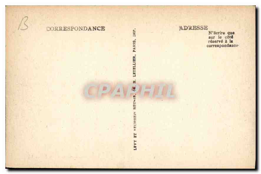 CPA Chateau de Chantilly Entree de la Chapelle  — Verso