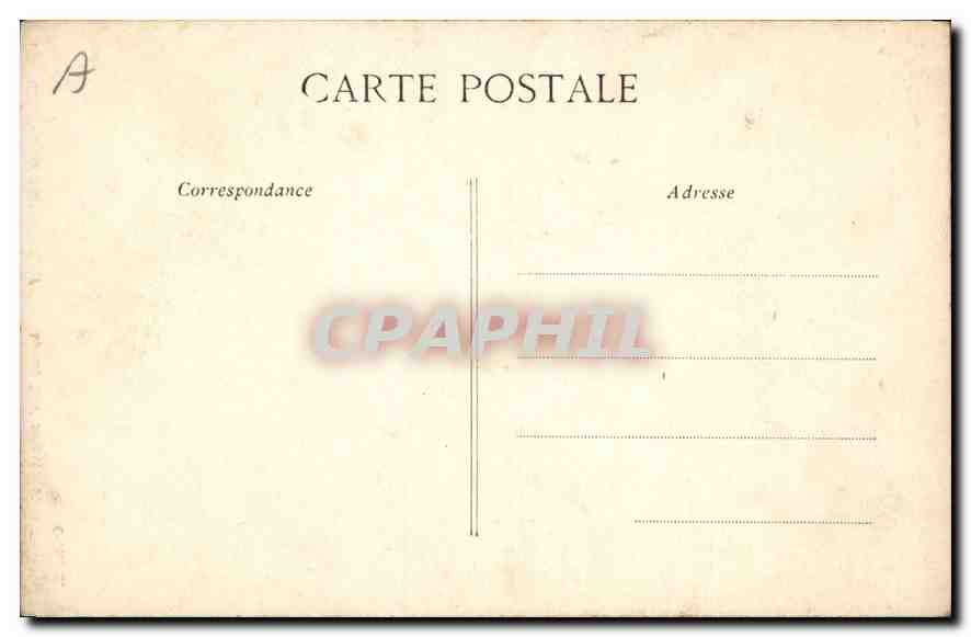CPA Chateau de Chantilly Louis Terrassant la Fronde — Verso