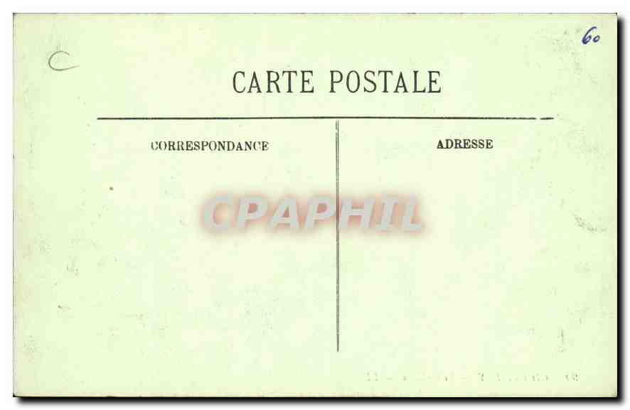 CPA Chantilly Le Chateau  — Rückseite