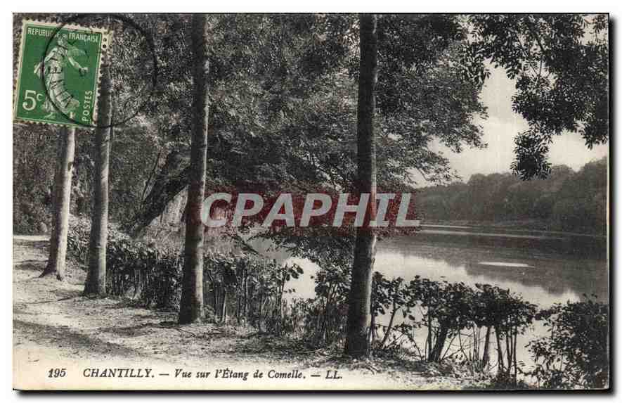 CPA Chantilly Vue sur l'Etang de Comelle 