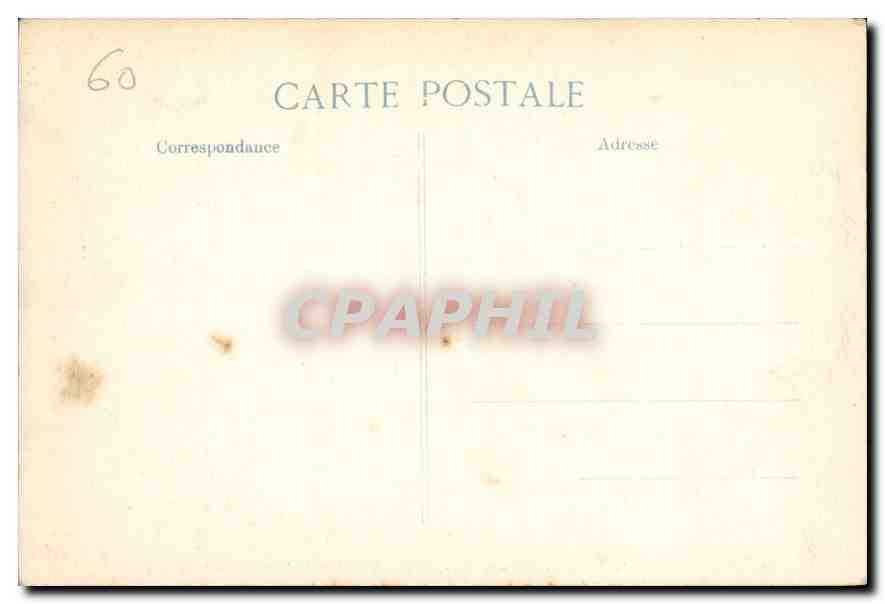 CPA Collection speciate du Palais de Compiegne Chambre de l'Empereur Napoleon  — Rückseite