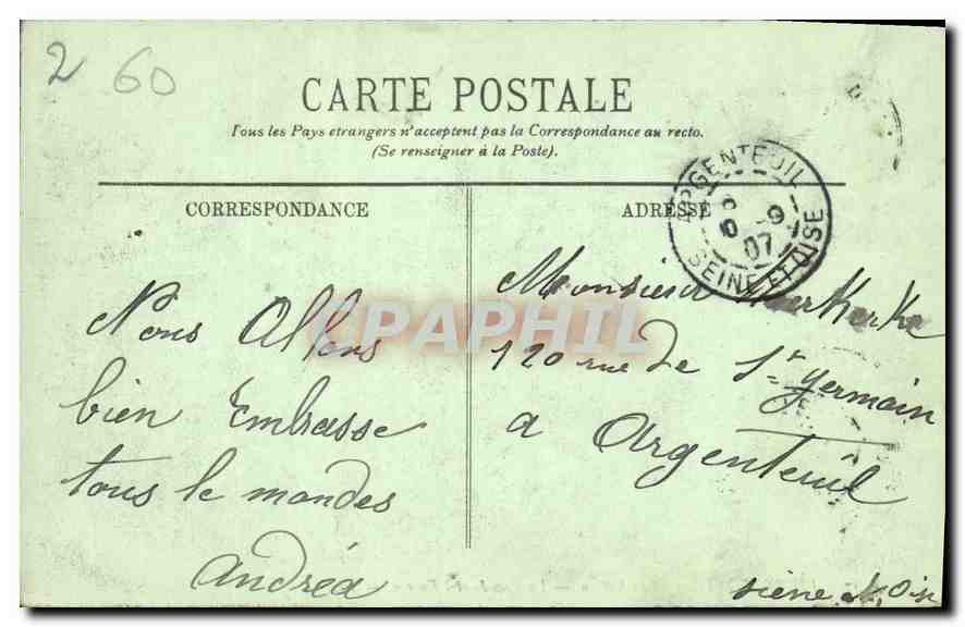 PierreFonds — Le Château — La Façade et l'Entrée — LL — Verso