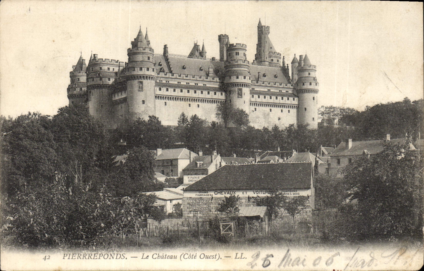 Pierrreponds — Le Château (Côté Ouest) — LL