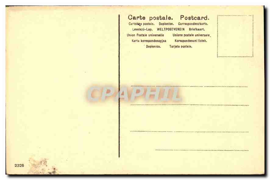 CPA Firenze Gallereia Unizi La Vergina Dettaglio  — Rückseite