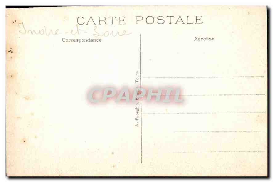 CPA Amboise Eglise St Denis Mise au Tombeau  — Rückseite