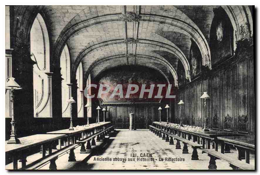 CPA Caen Ancienne abbaye aux Hommes Le Refectoire 