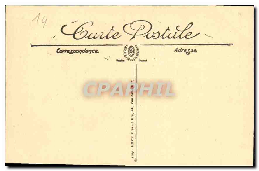 CPA Caen L'Eglise Saint Gilles  — Verso