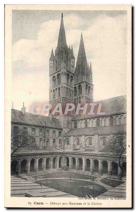 CPA Caen Abbaye aux Homme et le Cloitre 