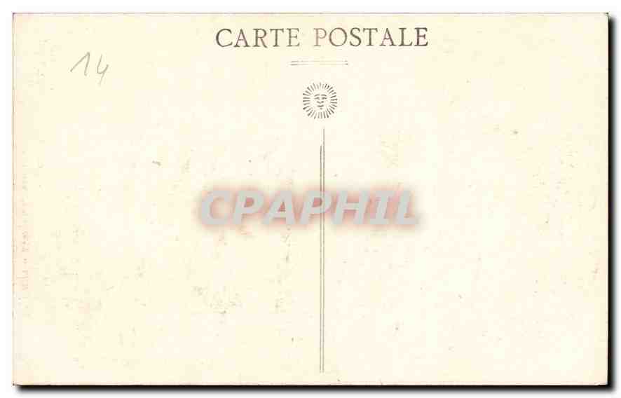CPA Caen Abbaye aux Homme et le Cloitre  — Verso