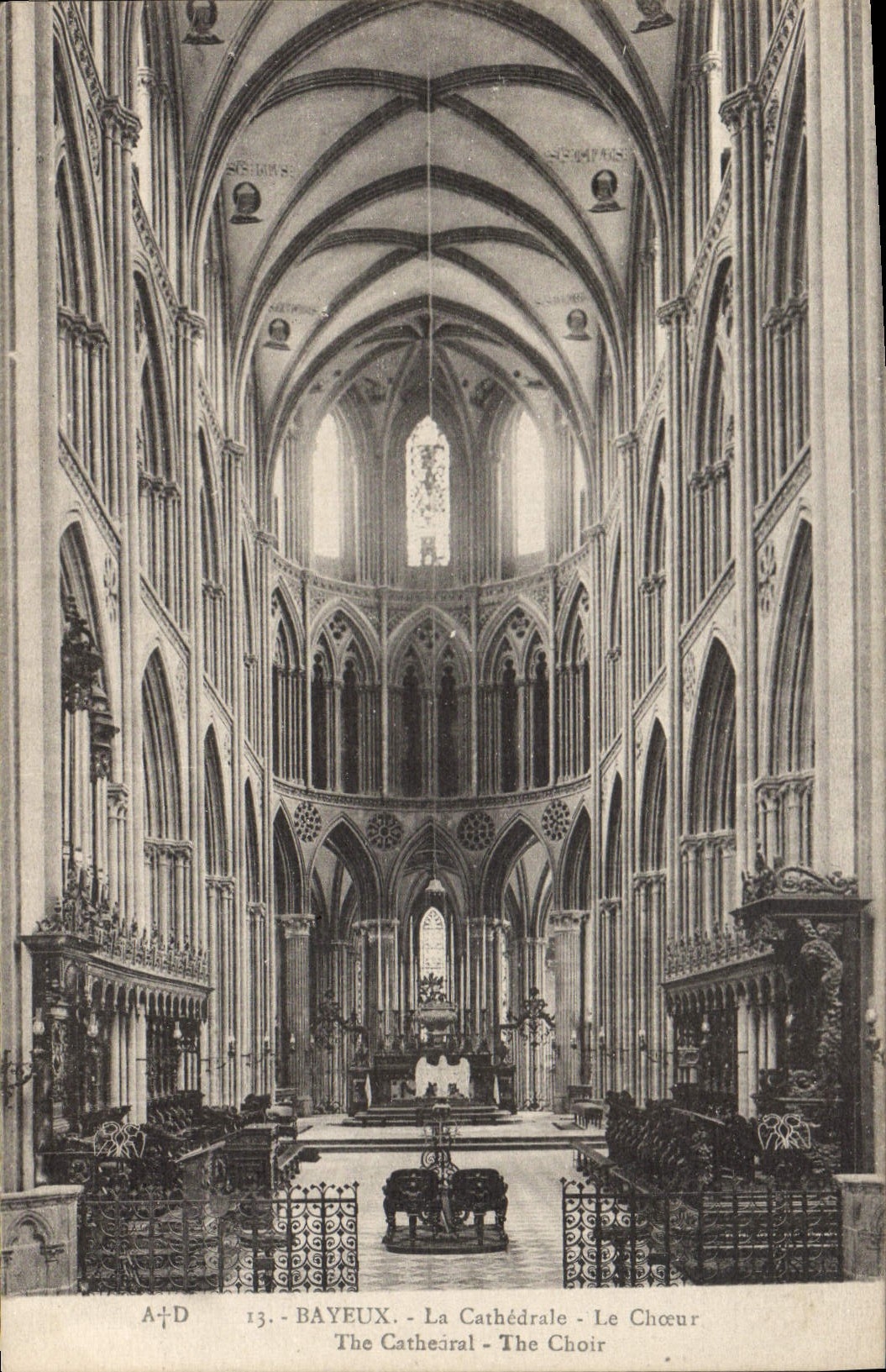 Bayeux - La Cathédrale - Le Chœur — A. Dubosq, édit. (Bayeux) n°13