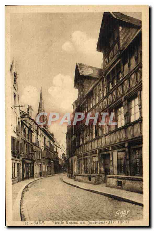 CPA Caen Freslie Maison des Quatrans 