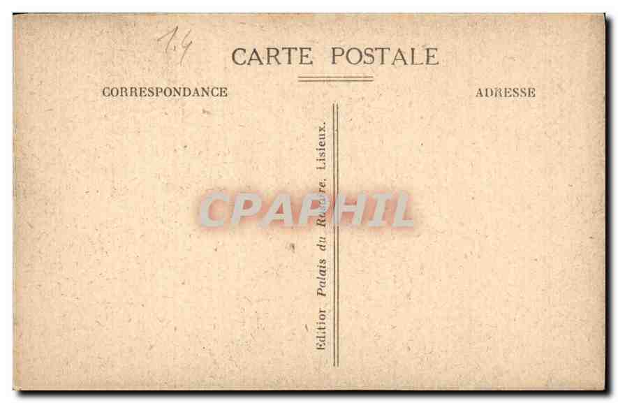 Le Carmel et Rue de Livarot — Lisieux — Rückseite