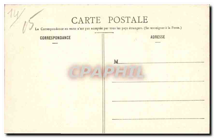 CPA Trouville su Mer Crepuscule  — Rückseite