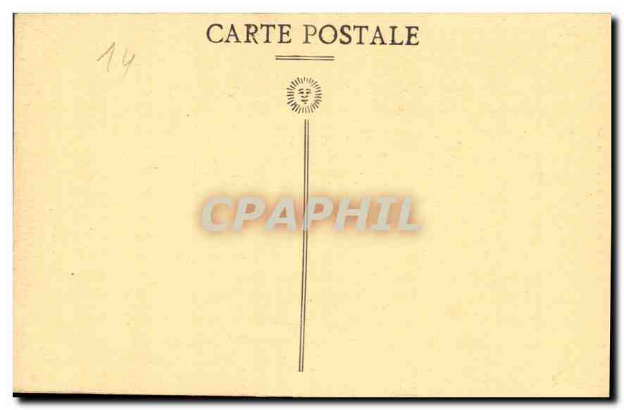 CPA Caen La Tour dos Gens d'Armes  — Verso