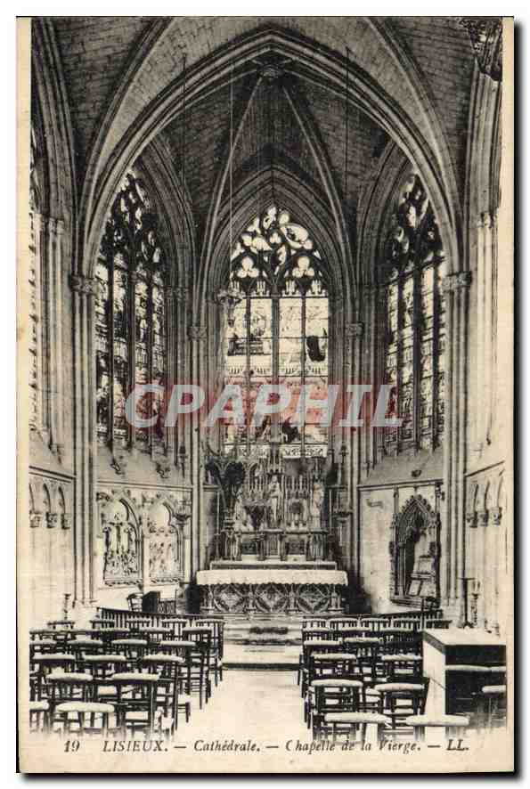 CPA Lisieux Cathedrale Chapelle de la Vierge 