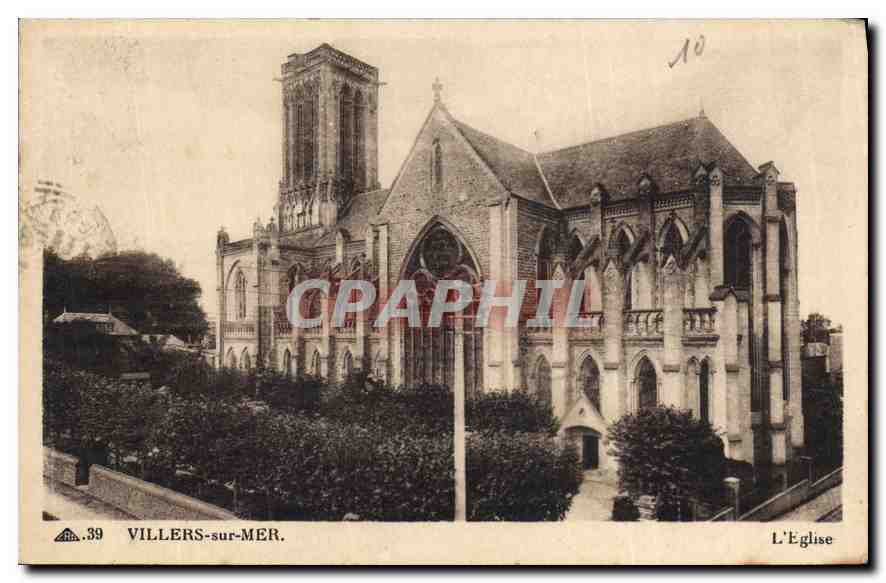 CPA Villers sur Mer L'Eglise 