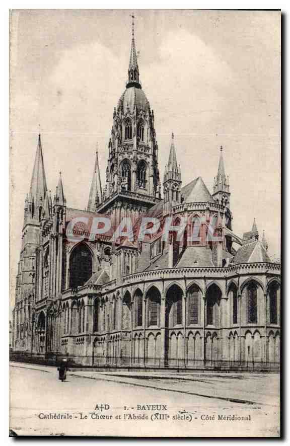 CPA Bayeux Cathedrale Le Choeur et l'Abside 
