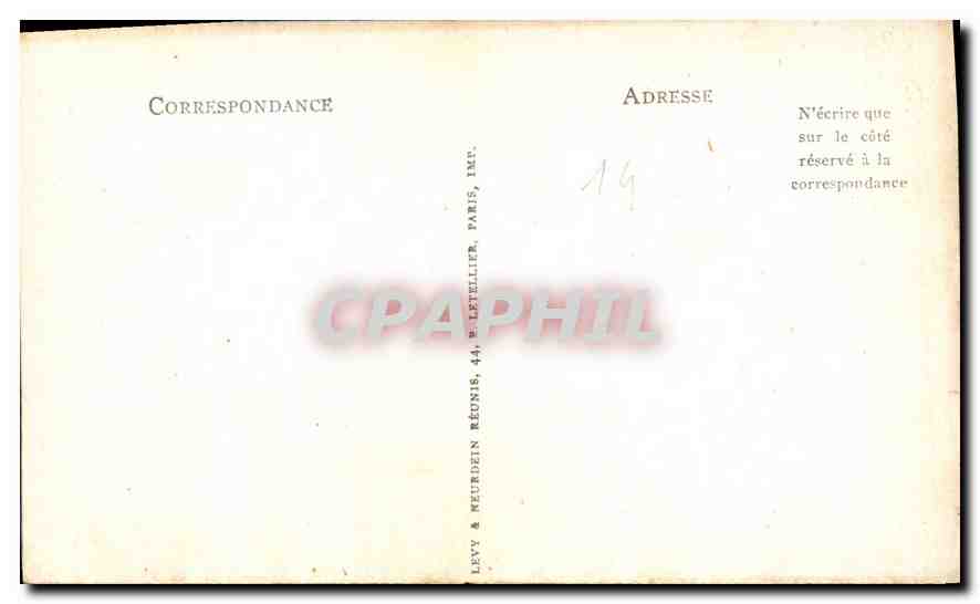 CPA La Delivrande Calvados  — Verso
