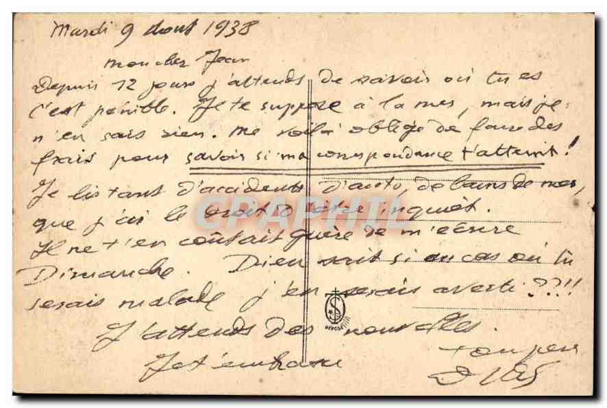 CPA La B Therese de L'Enfant Jesus couvrant son crucifix de rose  — Rückseite