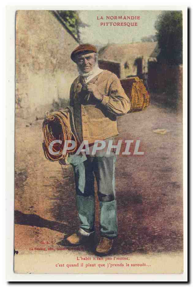 la normandie pittoresque l'habit ne fait pas le moine le surouet TOP CPA