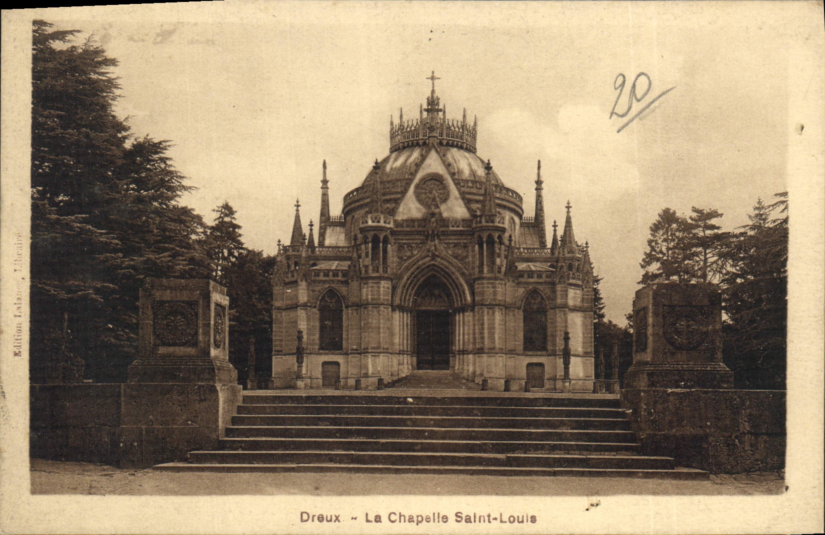 Dreux — La Chapelle Saint-Louis — Édition Lalanne, Théâtre