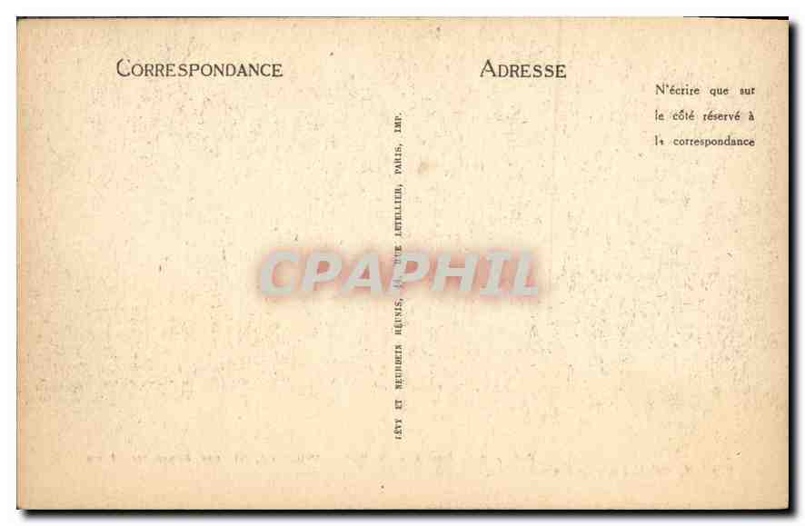 CPA Lourdes le Calvaire XI station Jesus attache a la Croix  — Verso